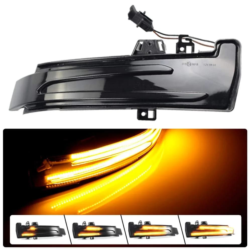 Hacreyatu Yellow Vehicle Light Assembly | Mercedes Benz Side Marker & Turn Signal (12V, Waterproof) - main product image