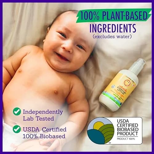 California Baby Calendula Lotion | 19 oz (562 ml) | USDA Certified 100% Plant-Based Moisturizer for Sensitive Skin thumbnail 6