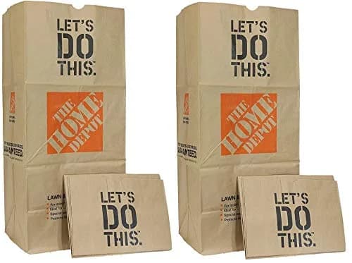 Home Depot Heavy Duty Brown Paper Lawn & Refuse Bags 30 Gallon | Garden & Yard Waste Solution thumbnail 2