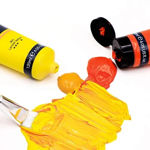 Artecho 8 Colors Acrylic Paint 120ml | Rich, Lightfast, Versatile for Canvas & Crafts thumbnail 4