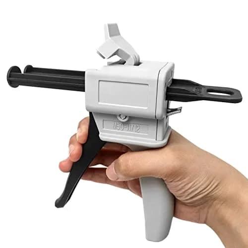 QWORK 50ml Dual Cartridge Dispensing Gun | 1:1 & 1:2 Ratio Epoxy Applicator thumbnail 3