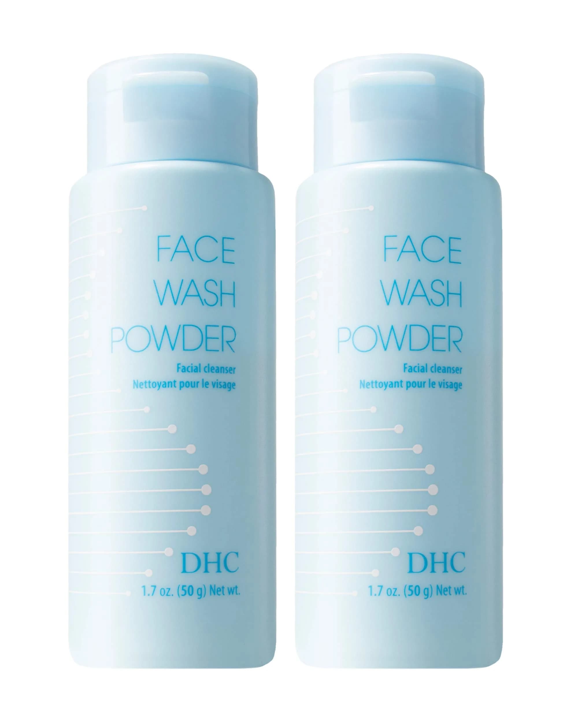 DHC Face Wash Powder Enzyme Exfoliating Cleanser 50ml (1.7 oz) | Gentle Daily Cleanser for All Skin Types — 1.7 Ounce