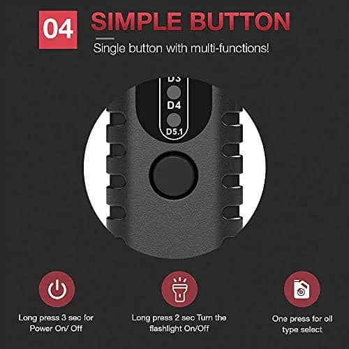KINGBOLEN BF100 Brake Fluid Tester | Measures DOT3/DOT4/DOT5.1 Moisture Content thumbnail 5