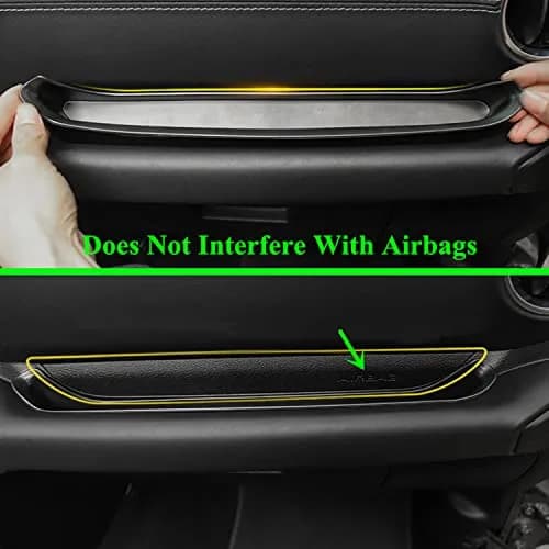 YOCTM GrabTray Interior Storage for Jeep Wrangler JL 2018-2023 | Extra Organizer for Co-pilot Bar thumbnail 3