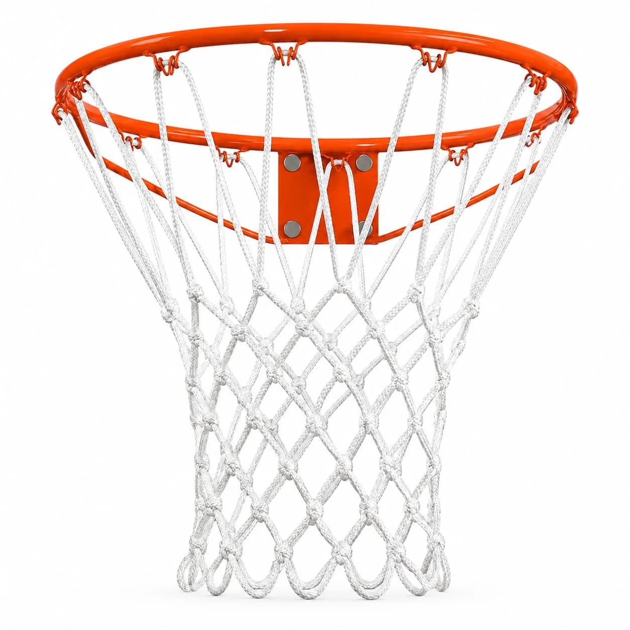 PSLER Basketball Net Replacement Outdoor - 22 Inch White Polyamide Fiber Net | Standard 12 Loop Rim Fit - main product image