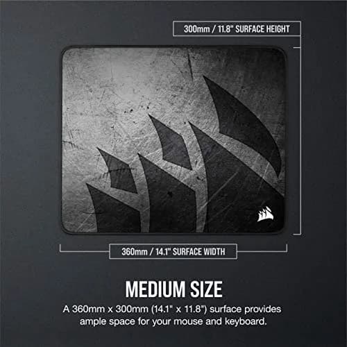 Corsair MM300 PRO Gaming Mouse Pad Medium Spill-Proof Cloth 360mm x 300mm | Ultra-Fast, Stain-Resistant thumbnail 5