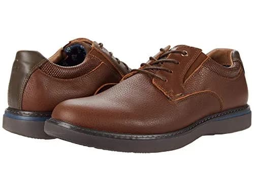 Nunn Bush Bayridge Plain Toe Oxford Brown 13 W (EE) | Classic Leather Dress Shoe for Men thumbnail 2