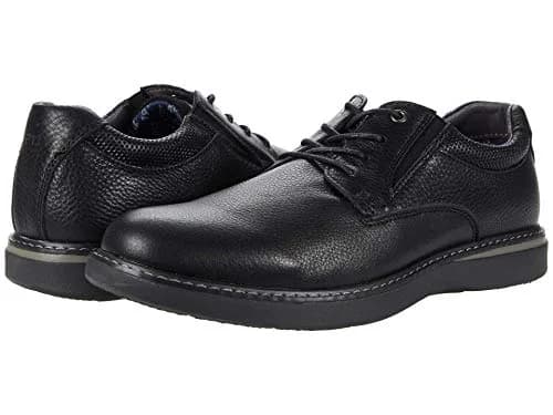 Nunn Bush Bayridge Plain Toe Oxford Black 11.5 M (D) | Lightweight Leather Dress Shoe for Men thumbnail 4