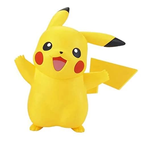 Bandai Pokémon Model Kit Pikachu | Simple Build Kit with 15 Parts, Foil Stickers, Small Size thumbnail 1