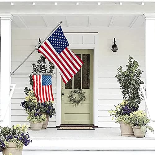 ZMTECH 6 FT Stainless Steel Flag Pole Kit with Upgraded Bracket & Tangle Free Rings | Adjustable Residential & Commercial Use thumbnail 7