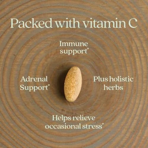 New Chapter Immune Defense, Vitamin C + Elderberry, 30 Count | Supports Immune Function & Stress Response thumbnail 4