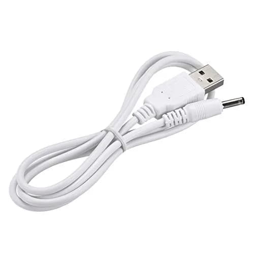 uxcell USB Type-A Male to 3.5 x 1.35mm DC 5V 1A Barrel Connector Charge Cable 1m (3.28ft) White | Powers USB Fans, Desk Lamps, Mini Speakers thumbnail 3