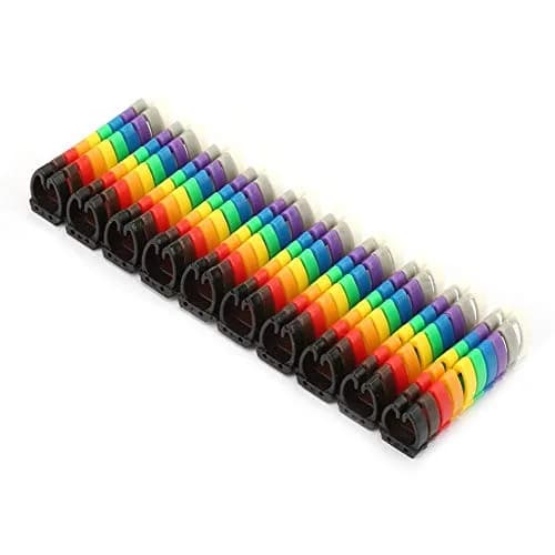 Fafeicy Wire Markers 100 PCS KCM-6MM Square | Bright Color Cables Label for Easy Identification thumbnail 7