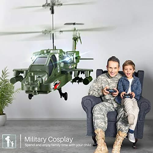 POCO DIVO Apache AH-64 Helicopter RC Flight Infrared 3CH Gyro Military Model | 8.7" L x 2.8" W x 3.7" H | 190mm Main Rotor thumbnail 9