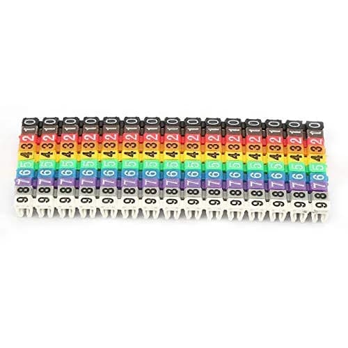 Fafeicy Clip on Wire Markers 150PCS | Colorful Cable Number Labels for Marking Wires thumbnail 10