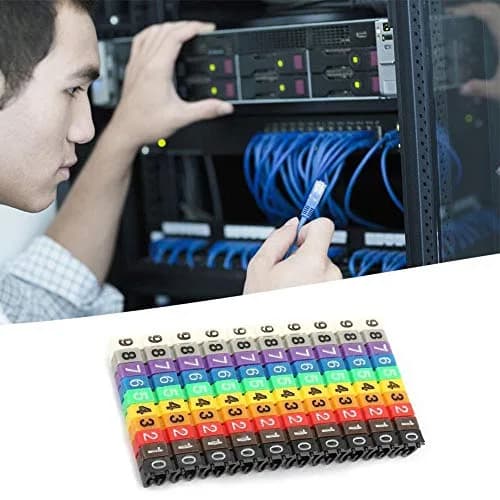 Fafeicy Clip on Wire Markers 100PCS | Bright Color Cable Labels for Easy Identification thumbnail 8