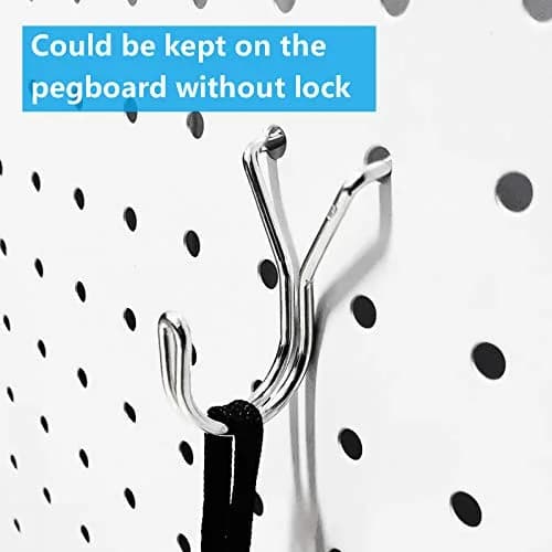 FRIMOONY Pegboard Hooks with Bins & Locks, 204 PCS (80 Locks) | Organize Tools & Supplies thumbnail 5