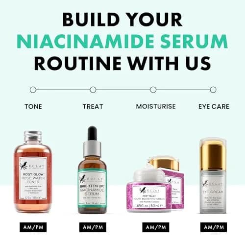 Eclat Skincare Clarifying Niacinamide Serum 30ml (1 Fl Oz) | Brightens Skin Tone & Minimizes Pores thumbnail 6
