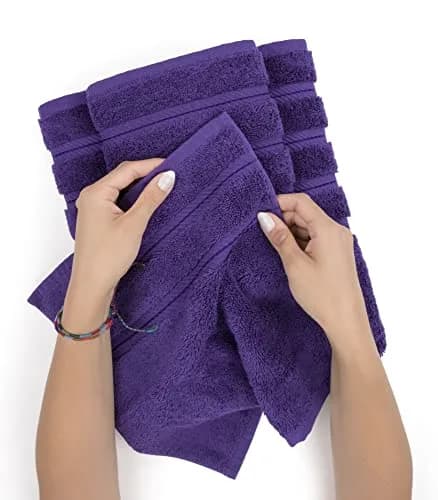 American Soft Linen 100% Cotton Turkish Towels 6 Piece Set | Luxurious, Absorbent & Quick Drying thumbnail 6