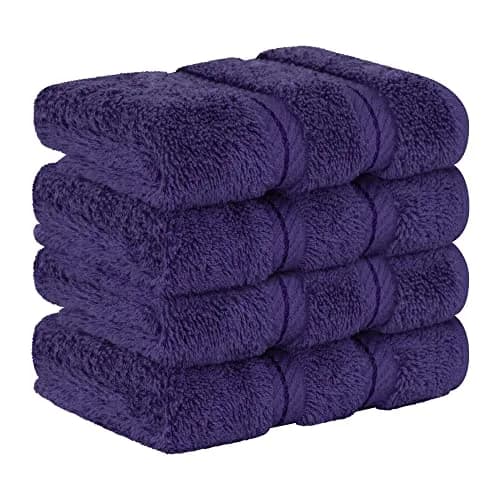American Soft Linen 100% Cotton Turkish Towels 4 PC Washcloth Set | Luxurious, Soft & Absorbent thumbnail 6