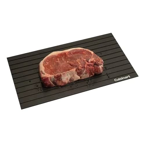 Cuisinart Defrosting Tray for Frozen Meat | Conductive Aluminum Thaws Food Fast thumbnail 7