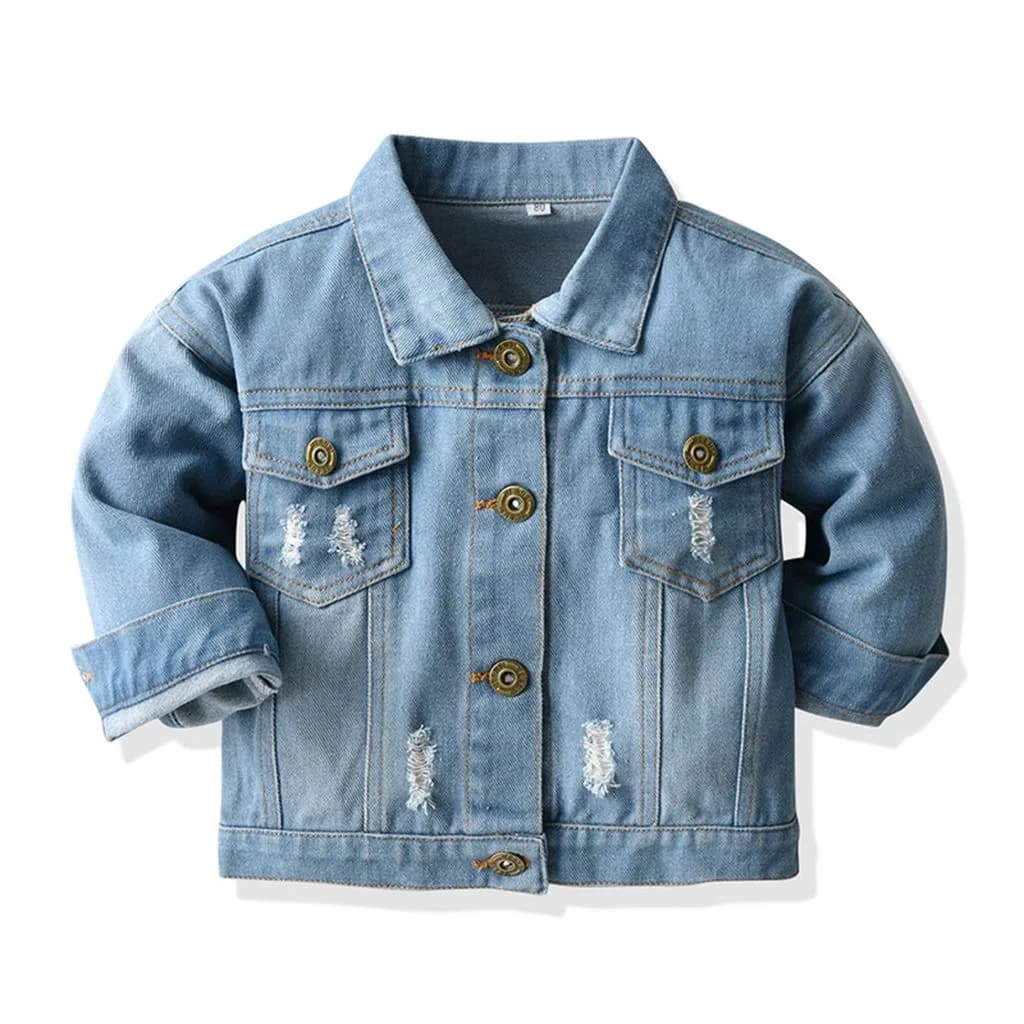CM C&M WODRO Baby Denim Jacket Blue 3-4T | Stylish Toddler Outerwear — Blue