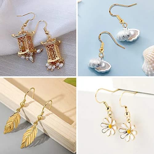 Lhedon 925 Sterling Silver Earring Hooks 200 PCS | Hypoallergenic Jewelry Making Kit with Jump Rings & Backs thumbnail 7