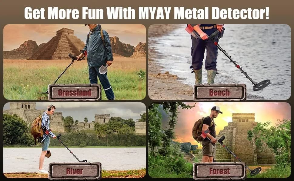 MIYAY Professional Metal Detector for Adults with LCD Display & 5 Modes | 10-inch Waterproof Search Coil & 2.1 kg thumbnail 8