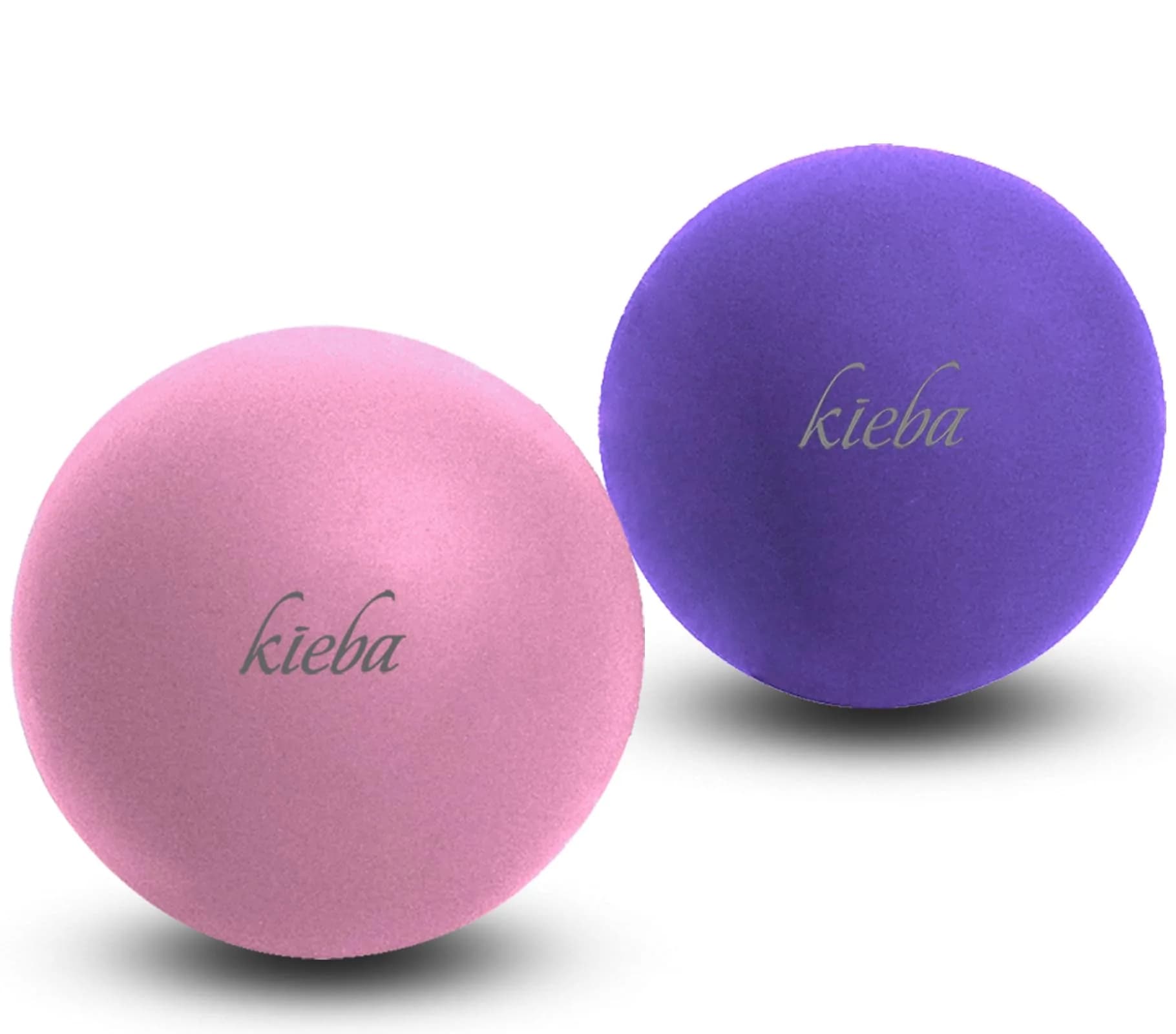 Kieba Massage Lacrosse Balls 2.5 inch (6.35 cm) Pink & Purple | Trigger Point Therapy & Myofascial Release
