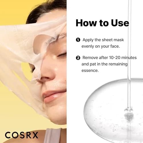 COSRX Snail Mucin Sheet Mask 10 EA with Snail Mucin Serum | Hydrating & Nourishing thumbnail 6