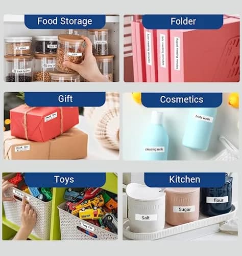 Phomemo Labels-D30 Adhesive Thermal White Label Paper 12mm x 40mm | Water & Abrasion Resistant, BPA Free thumbnail 4