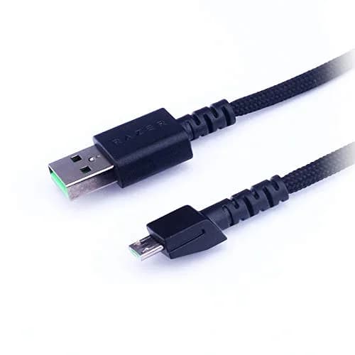 HUYUN USB Charging Cable for Razer Naga Pro & DeathAdder V2 pro & Basilisk & Viper Ultimate 1.9m | Compatible with Razer Hyperspeed Wireless Mouse thumbnail 5