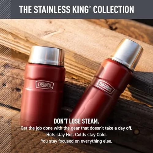 THERMOS Stainless King Vacuum-Insulated Compact Bottle 590ml (16 Ounce) | Hot 18 Hrs, Cold 24 Hrs thumbnail 7