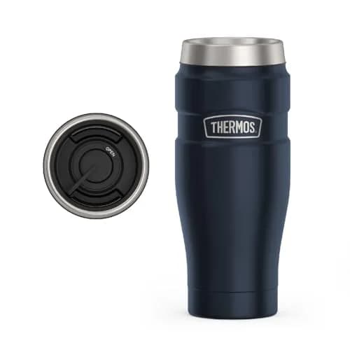 THERMOS Stainless King 16oz Tumbler - Midnight Blue | Hot 7 Hrs, Cold 18 Hrs thumbnail 1