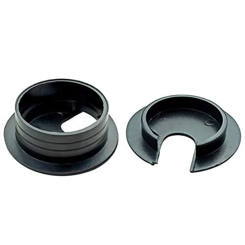 TTSAM Black Plastic Wire Cord Cable Grommets Hole Cover, 35mm (1-3/8 Inch) Mounting Hole Diameter | Pack of 6 thumbnail 3