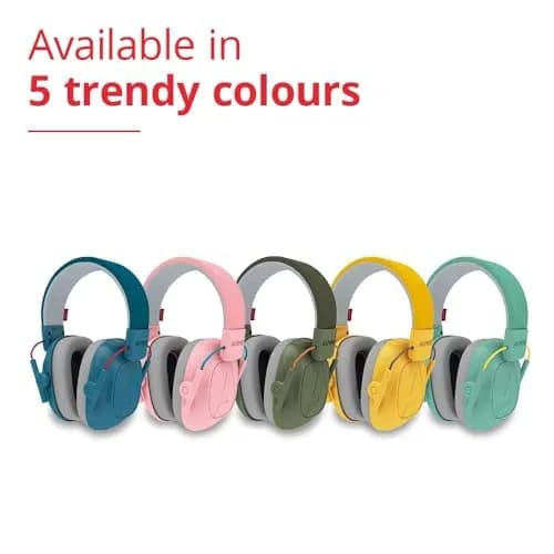 Alpine Muffy Kids Noise Reduction Earmuffs - 5-16 y - Ear Defender - Blue | Protects Young Ears in Noisy Settings thumbnail 7