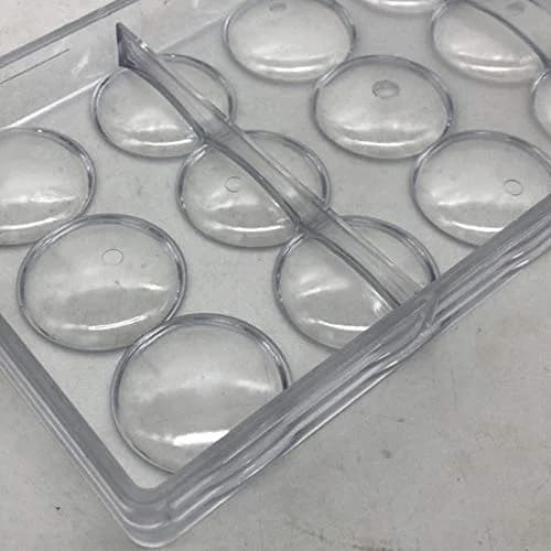 Goldbaking Oblate Chocolate Mold Volcanic Polycarbonate 27.5cm x 13.5cm | Impact-Resistant Candy Form thumbnail 2
