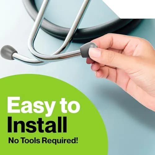 Durabasics Grey Stethoscope Ear Tips Set | Compatible with Littmann Classic III, Cardiology 3, 4, & IV thumbnail 7