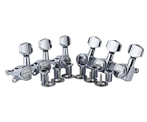 Guyker Guitar Locking Tuners - Chrome Finish, 6-Piece Set for Left-Handed Guitars thumbnail 1