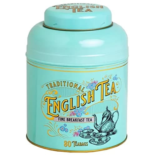 New English Teas Victorian Tea Tin with 80 Black Tea Bags | Vintage Victorian Design & Full-bodied Flavor (70-120 chars) thumbnail 4