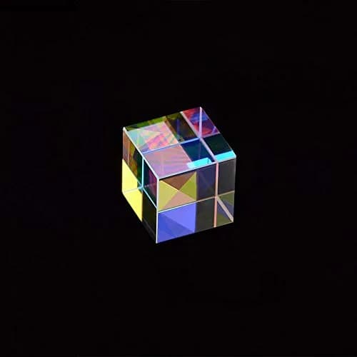 StayMax Dichroic X-Cube Prism RGB Dispersion Prism | Optical Glass Small Cube for Science & Decoration thumbnail 2
