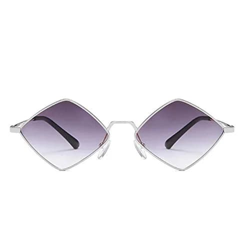ENTHYI Diamond Shape Punk Sunglasses for Men & Women | 56mm (2.20") Lens Width thumbnail 3
