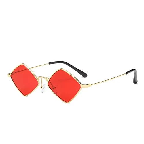 ENTHYI Diamond Shape Punk Sunglasses for Men & Women | 56mm (2.20") Lens Width thumbnail 1
