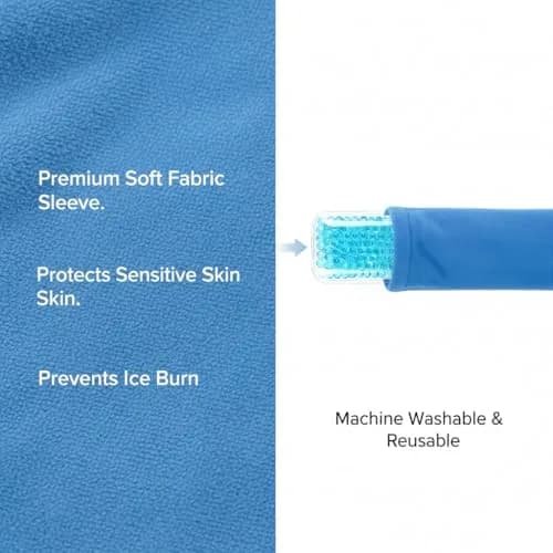 HI FINE CARE Perineal Cooling Pad for Postpartum Recovery, 4 Count (Pack of 1) | Gel Bead Technology for Targeted Relief thumbnail 4