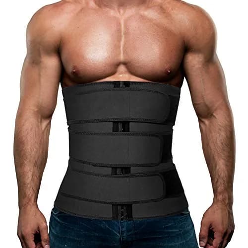 Hidyliu Waist Trainer Belt for Men | Sauna Sweat Corset for Slimming & Back Support (Small) thumbnail 1