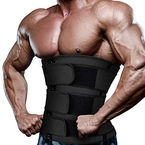 Hidyliu Waist Trainer Belt for Men | Sauna Sweat Corset for Slimming & Back Support (Small) thumbnail 2
