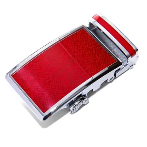 Dubulle Men's Ratchet Belts Christmas Red Leather Belt Adjustable Cut to Fit | Stylish & Durable thumbnail 3