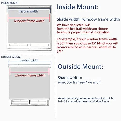 Everyday Celebration 29" W x 72" H Blackout Cordless Window Shade Salt | 100% Light Blocker thumbnail 6