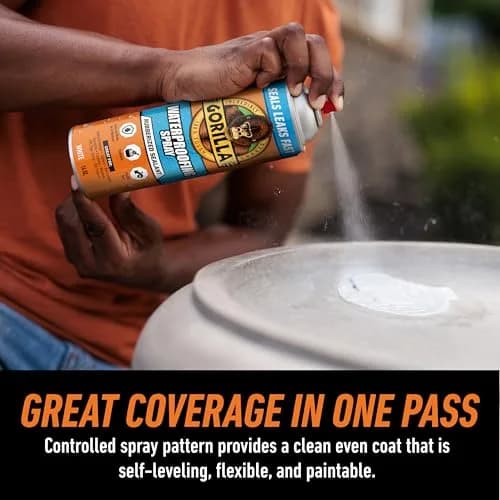 Gorilla Waterproofing Spray White 473ml (16 oz) | Seals Leaks & Cracks thumbnail 4