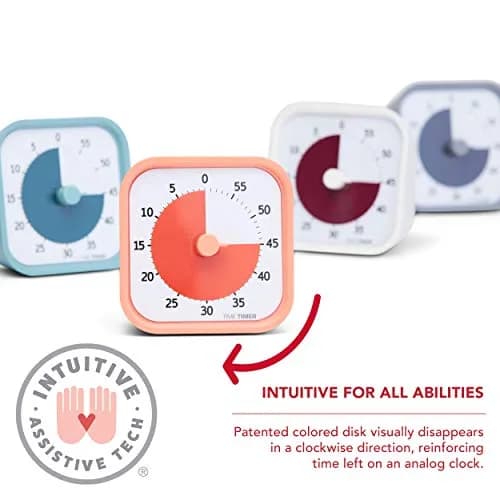 TIME TIMER Home MOD Visual Timer 60-Minute | 8.8cm (3.47 Inch) Diameter thumbnail 4